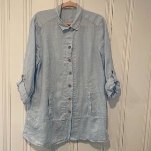 Soft Surroundings linen shirt
